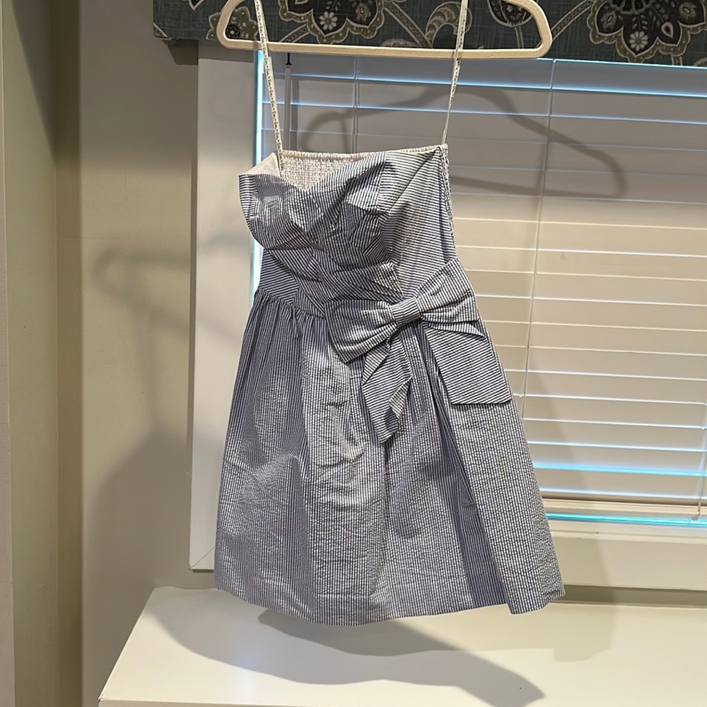 Lilly Pulitzer sleeveless dress XS used seersucker